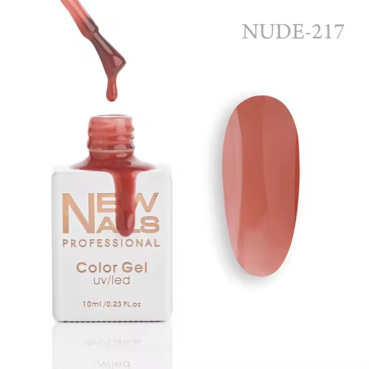 Esmalte semipermanente NUDE-217    New Nails Professional - 1