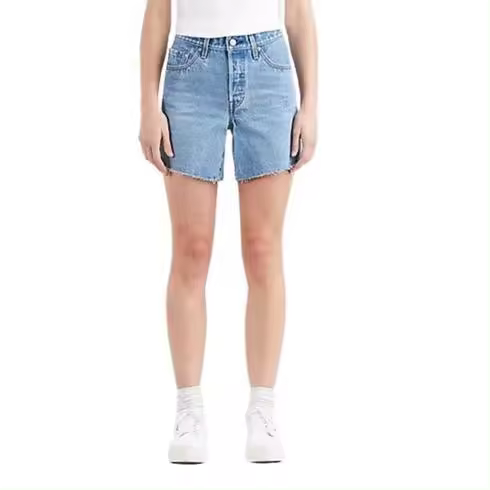LEVIS FOOTWEAR AND ACCESSORIES Pantalones Cortos Levi's® 501 Rolled Short Orinda Night - 29961-0032 - Shorts Vaqueros Mujer - 1