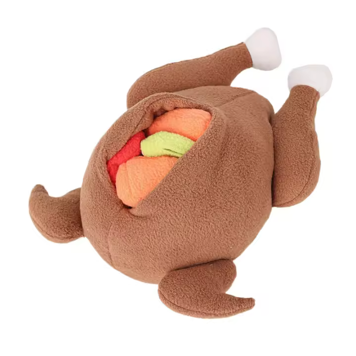 Juguete De Peluche Para Perros Snuffle Interactivo Juego De Actividad Alimenticio Entrenamiento IQ Juguete Masticable Sonoro Animal Lindo Para Entretener a Tu Mascota - 1