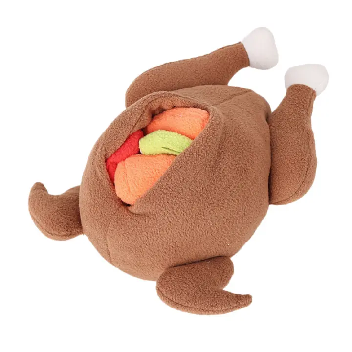 Juguete De Peluche Para Perros Snuffle Interactivo Juego De Actividad Alimenticio Entrenamiento IQ Juguete Masticable Sonoro Animal Lindo Para Entretener a Tu Mascota - 1