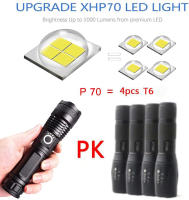 Linterna Táctica Recargable Super Potente LED XHP120 XHP90 Torcha Luz USB Para Camping Y Bricolaje Material De Aluminio - details 15