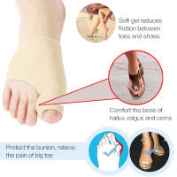 Corrector De Bollo Y Dedo Hallux Valgus 2Pcs Separador De Dedos Ortopédico Para Alivio Del Dolor De Pies Herramienta De Corrección Pedicura - details 4