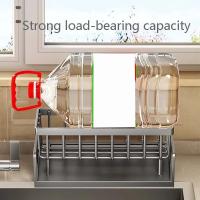 Organizador De Fregadero ABS Plástico Soporte Para Esponja Y Toalla Riesgo De Rusticidad Auto-draining Capacidad De Soporte Fuerte - details 3