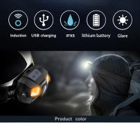 Linterna Frontal SOLOLANDOR Ultra Brillante LED 800LM Con Sensor De Movimiento Recargable USB Impermeable Para Pesca Y Caza - details 1