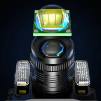 Lámpara De Cara Recargable LED Super Brillante Impermeable Para Camping Pesca Y Actividades Al Aire Libre Con Banco De Almacenamiento De Energía Móvil - details 0