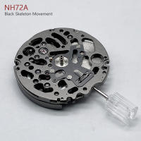 Movimiento Mecánico De Cuarzo Negro Con Esqueleto Auténtico NH72 Para Relojes De Pulsera Precisión Alta 24 Joyas Mecha Mod NH72A - details 0