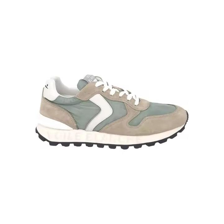 Zapatillas Deportivas VOILE BLANCHE París Race Man Suede/Nylon Color Verde - 1