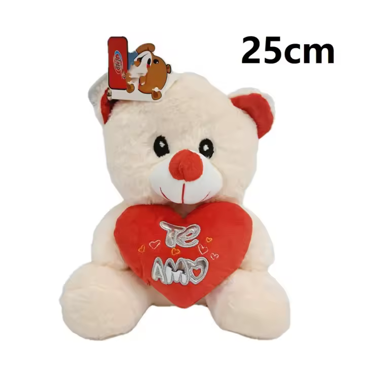 Peluche Osito Con Corazon TE AMO 25cm,te amo te quiero,Día de San Valentín,cm,fespu - 1