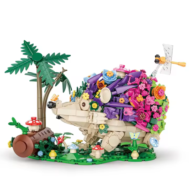 Juguetes De Bloques De Construcción Para Adultos Plantas Y Flores Set De Regalo Grande Y Realista Juego Educativo STEAM - 1