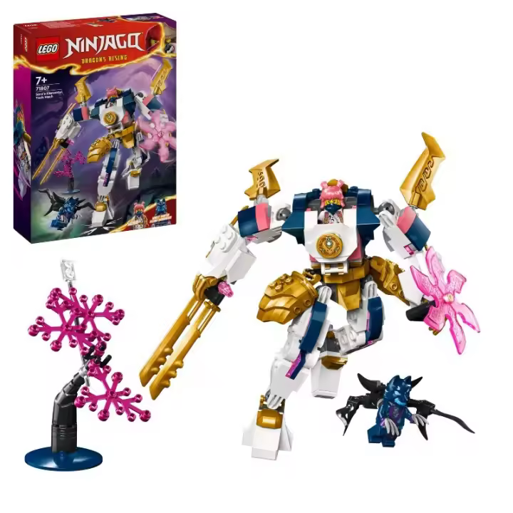 Meca Elemental Tecno de Sora LEGO NINJAGO 71807 contiene 209 piezas - edad a partir de 7+ años 24L71807 - 1