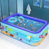Piscina Inflable Para La Familia Adecuada Para Adultos Y Niños Juguete De Agua Para Fiestas Outdoor E Indoor Para Verano PVC Patrón Cartoon - details 0