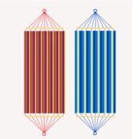 LILI HOME Hamaca con Barra de Tela - 100 x 200 cm - Se envía en color aleatorio - Ideal para Adultos Perfecta para colgar entre árboles en el jardín, playa, camping o terraza. Su diseño amplio y resistente brinda una experiencia de descanso única. - details 0