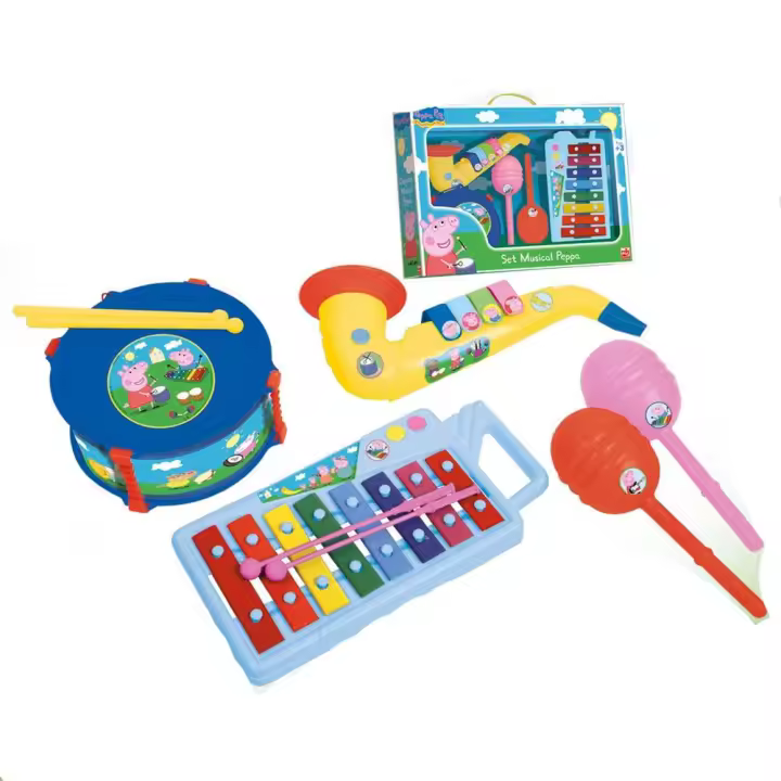 Set Xilofón, Tambor, Saxofón Y Maracas (Reig 2324) - 1