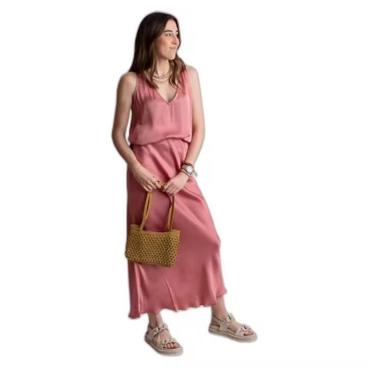 Vestido Yerse  para mujer en color rosa - 1