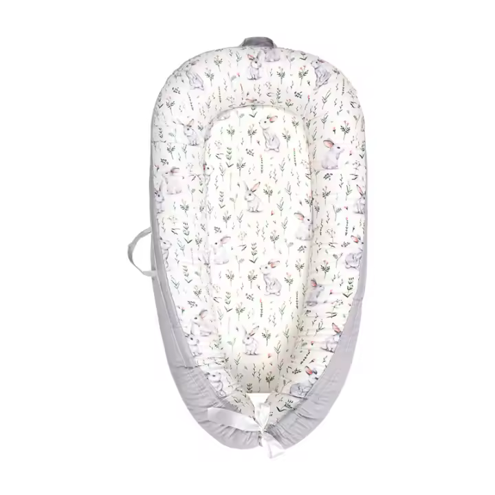 Cuna Portátil LUKE LULU With Cama Media Plegable Biónica Cojín De Sueño Para Bebe Material De Algodón Adecuado Para 0-6m Hasta 4-6años Cuatro Estaciones - 1
