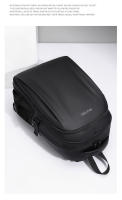 Mochila Para Hombre Impermeable De Gran Capacidad Estilo Casual Con Compartimento Para Computadora Mochila De Viaje Negocios Y Estudiante - details 16