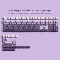 Juego De Teclas PBT Doble Fotocopia Grey 133 Teclas Para Teclado Mecánico Personalizado MX Switch Iluminación Por Traslucidez - details 11