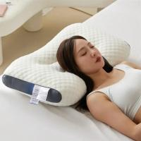 Almohada De Látex Con Masaje Para El Cuello Anti-Bacteriano Y Anti-Moho Protección De La Vertebra Cervical Para Un Sueño Eficiente - details 9