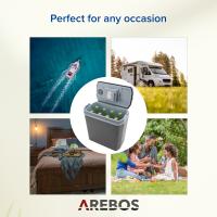 AREBOS Termoeléctricas coche caja 20 L fría mantener la caja caliente 12V 230V - details 7