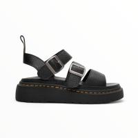 Sandalias mujer verano negro y khaki con plataforma planta del pie acolchado, ajuste con hebilla, cómodas y ligeras tendencia 2025 dana - details 2