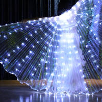 Alas De Hada LED Para Danza Colores De Mariposa Traje De Fiesta Para Niños Actuación En Escenario Danza Del Vientre Carnaval Prop De Fotografía - details 7