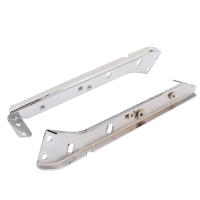 Soporte De Estuche De Silla Drag HD Para Harley Electra Glide Road Glide Road King Street Glide FLHX Tour Glide FLT En Cromo - details 7