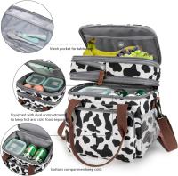 Bolsa De almuerta para Mujeres y habbres, lonchera expandible de Doble cubierta, bolsas de almuerta grandes, a prueba de fugas, aisladas, reulizable, Bolsa friadora De almuerta - details 2
