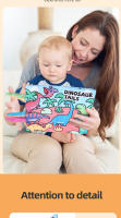Libro deEducación Temprana Para Bebés Juguete De Cuatro Páginas Lavable Y Duradero Serie De Dinosaurios Regalo Para Recién Nacidos - details 8