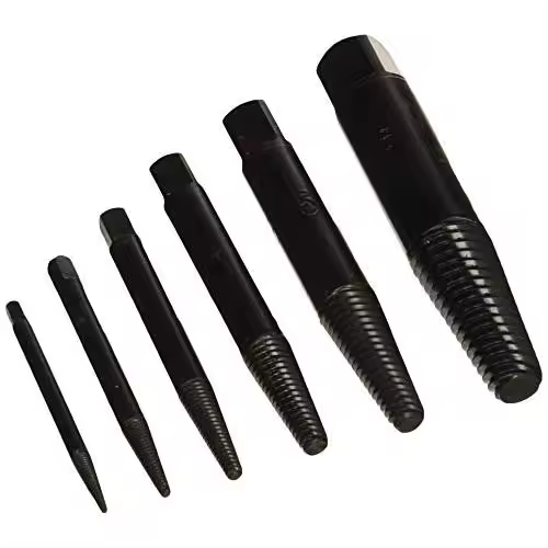 Rennsteig 470 901 3 - Juego de extractores de tornillos Rennsteig (6 piezas en estuche plástico) - 1