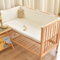 Protector De Cuna AIBOYING En Color Sólido Para Bebé Railing De Algodón Bumper De Protección Alrededor De La Cuna Decorativa Para Habitación De Bebé Unisex Tamaño 300x200x200cm - details 0