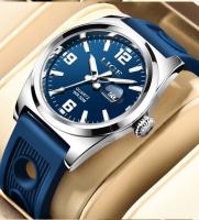 Reloj Deportivo De Silicona Para Hombre LIGE Marca Reloj Militar De Cuarzo Cronógrafo Reloj Masculino Resistente Al Choque Y Luz - details 12
