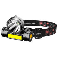 Linterna Frontal LED Potente Recargable USB Impermeable Para Acampar Pesca Y Mineraleslampara De Corbata Para Excursionismo Ciclismo Y Montañismo - details 29