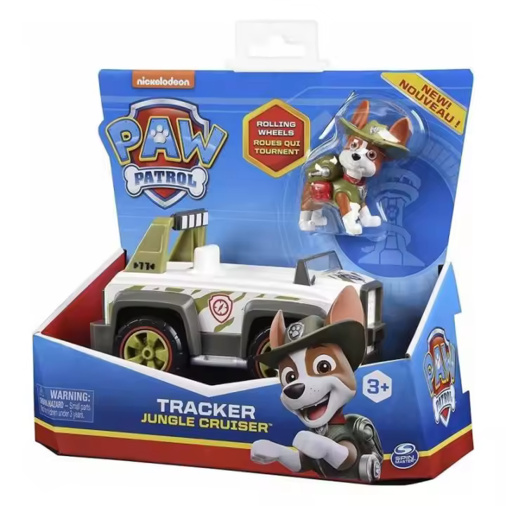 Spin Master Coche Patrulla Canina Jungle Cruiser con Figura Tracker - 1