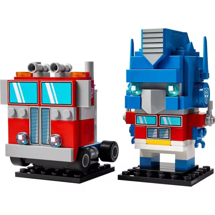 Lego BrickHeadz 40803 Optimus Prime: Robot y Vehículo - 1