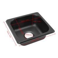 Bandeja De Lavado De Mano En Acero Inoxidable Para Caravana Y Camping Accesorio Para RV Tamaño 175 X 160 X 70mm - details 3