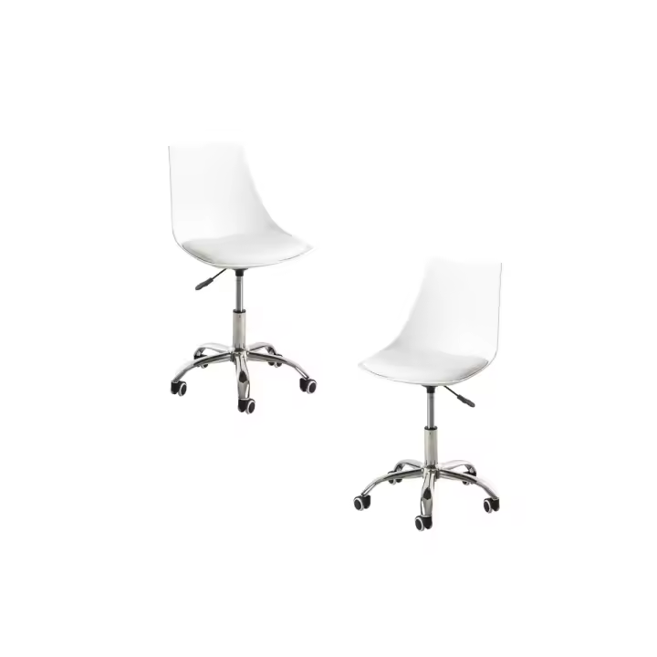 Pack 2 Sillas Blok Office - Blanco - 1