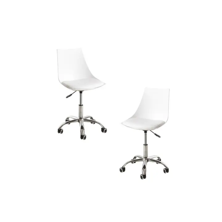 Pack 2 Sillas Blok Office - Blanco - 1