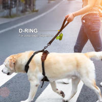 Correa Corta Para Perros Taglory Con Manija Padded Y Cinta Reflectante Correa De Nylon Resistente Para Entrenamiento Y Control - details 4