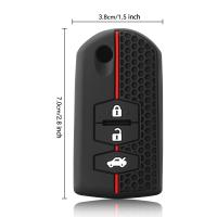 Funda De Llave De Silicona Para Mazda Demio 2 3 5 6 M3 M5 M6 CX-5 CX7 CX9 RX8 MX5 MPV Protector De Caja De Llave Sin Llave - details 6