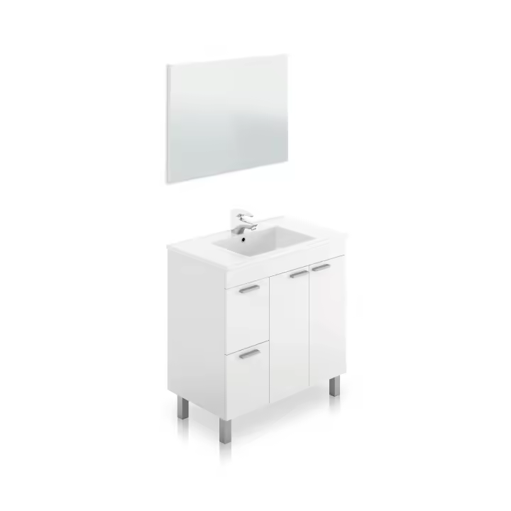 Duehome - Mueble de baño con espejo Liz - 1