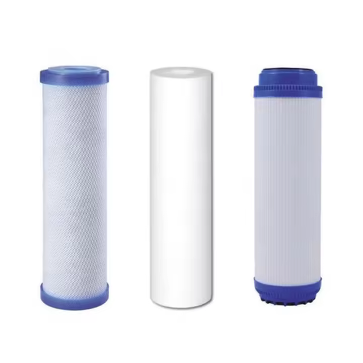 FILTROS OSMOSIS KIT 3 CARTUCHOS Sedimentos, Carbón block y Carbón granulado - 1