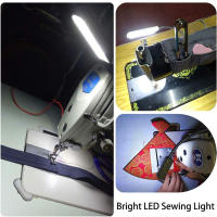 Luz De Máquina De Costura Dimmable Con 30 LEDs Iluminación Industrial Flexible Con Imán Para Torno Y Preción De Taladro Luz De Trabajo Multifuncional - details 8