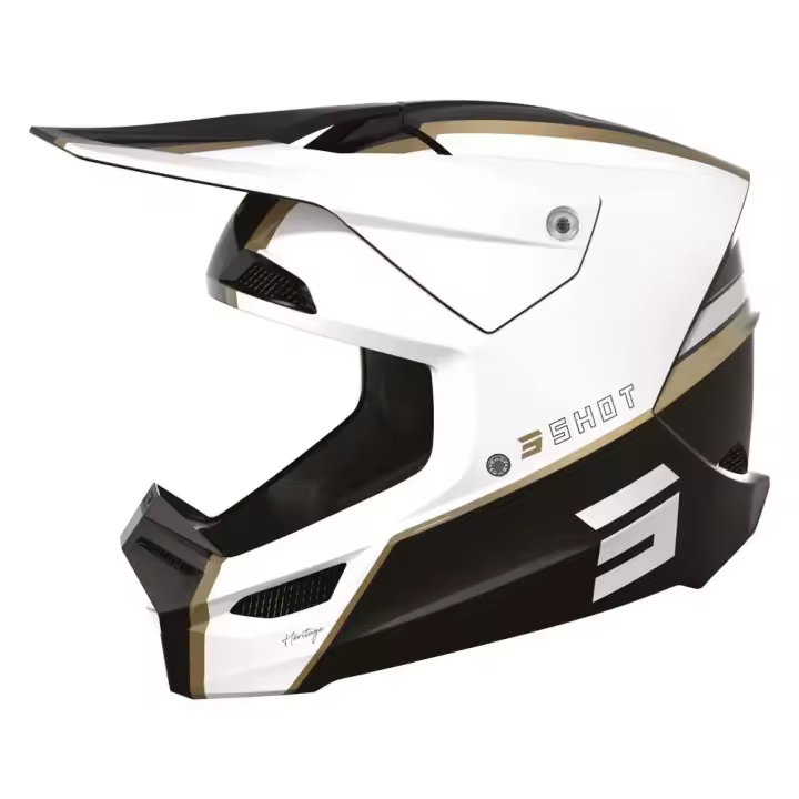 Shot Casco Off-road Furious Blanco Adulto - 1