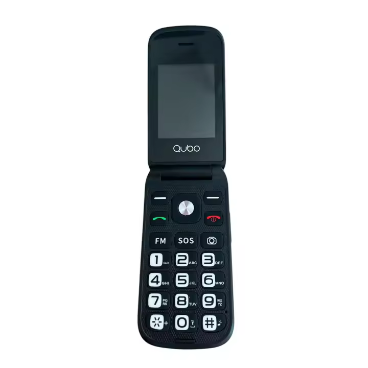 TELEFONO QUBO X209BKMKII NEGRO PARA GENTE MAYOR - 1