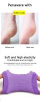 Pegatinas De Silicona Para Talón Socks Húmedos De Talón Abierta Socks Tobilleras Para Pies Secos Y Agrietados Unisex - details 2