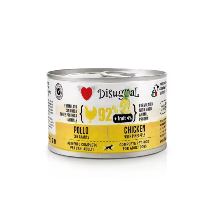 Disugual FRUIT Latas para Perros con Pollo y Piña - 1
