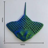 Decoración 3D De Rayo Manta En Estilo Estereoscópico Animal Oceanográfico Regalo Creativo Hecho a Mano Para Descompresión - details 0