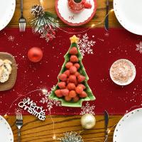 Corredor De Mesa De Navidad Xmas En Lino Decoración De Fiesta Con Bandera De Mesa De Navidad Deseos De Navidad Regalos Para Hogar Noël - details 9