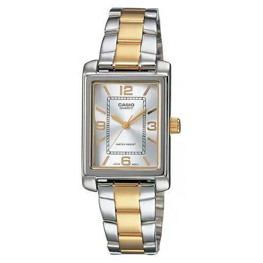 RELOJ CASIO LTP-1234PSG-7AEG COLLECTION DE MUJER BICOLOR - 1