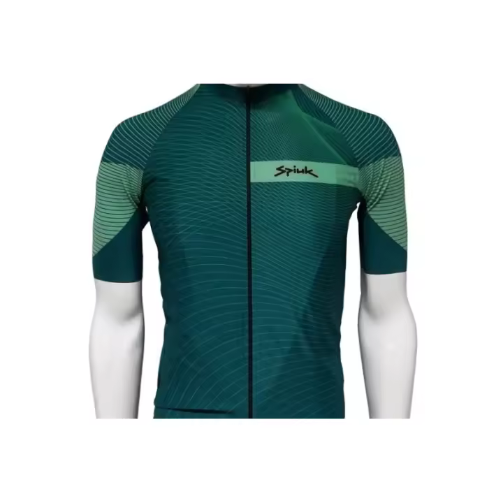 Maillot Corto Spiuk Summum Eclipse Verde - Tejido Multifilamento Suave y Ligero - Ajuste Óptimo - Secado Rápido - 1